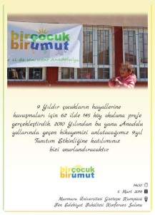 Çocukların Yüzünü Güldüren Bir Çocuk Bir Umut Derneği 9 Yaşında