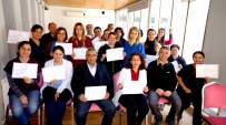 HALK EĞITIMI MERKEZI - Sarıgöl'de İşaret Dili Öğrenen Sağlık Çalışanlarına Sertifika