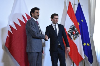 Katar Emiri, Avusturya Başbakanı Kurz İle Bir Araya Geldi