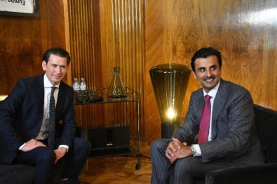 Katar Emiri, Avusturya Başbakanı Kurz İle Görüştü