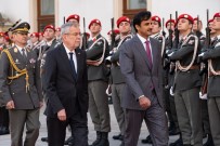 SEBASTİAN KURZ - Katar Emiri El Sani Avusturya Cumhurbaşkanı Bellen İle Görüştü