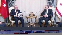 MUSTAFA AKINCI - TBMM Başkanı Şentop, KKTC Cumhurbaşkanı Akıncı İle Görüştü