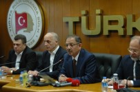 ANKARA BÜYÜKŞEHİR BELEDİYESİ - Ankara Büyükşehir Belediyesi Başkan Adayı Özhaseki, TÜRK-İŞ'i Ziyaret Etti