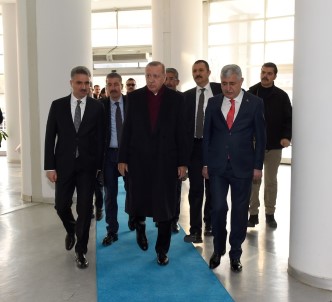 Cumhurbaşkanı Erdoğan'dan Büyükşehir Belediyesine Ziyaret
