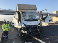 Otobanda Kaza...Kamyonda Can Pazarı Açıklaması 1 Yaralı