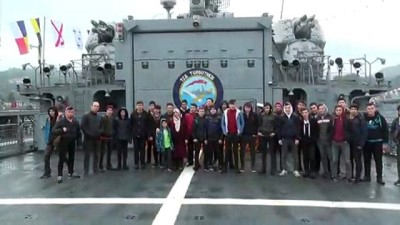 Tatbikata Katılan Savaş Gemileri Halkın Ziyaretine Açıldı