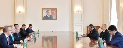 TBMM Başkanı Şentop, Azerbaycan Cumhurbaşkanı Aliyev İle Görüştü