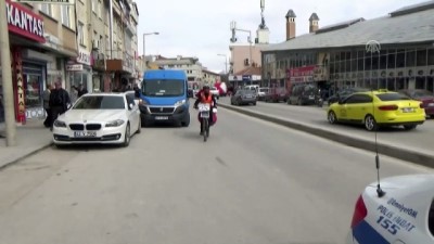 Bisikletiyle Çanakkale Şehitleri İçin Sekizinci Kez Yollarda
