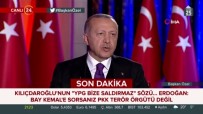 Cumhurbaşkanı Erdoğan'dan Kılıçdaroğlu'na YPG tepkisi