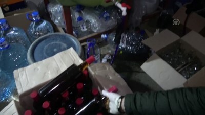 Gaziantep'te Sahte İçki İmalathanesine Operasyon