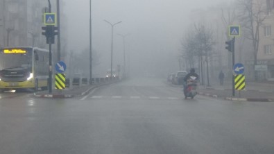 İnegöl Genelinde Yoğun Sis Hakim