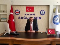 ERDAL YILDIZ - Kayseri Sağlık-Sen'de Yeni Başkan Hakan Keser Oldu