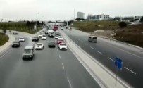 YAVUZ SULTAN SELİM - (Özel) İstanbul'da Ultra Lüks Otomobilli Düğün Konvoyunda 'Drift' Terörü