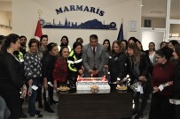 8 MART DÜNYA KADINLAR GÜNÜ - Marmaris Emniyet Müdürlüğü Kadın Personellerini Unutmadı