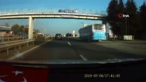 SELIMPAŞA - (Özel) Trafikte Makas Atarak Seyreden Kargo Aracı Kamerada