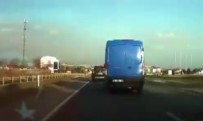 SELIMPAŞA - Trafikte Makas Atarak Seyreden Kargo Aracı Kamerada