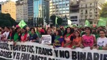 Arjantin'de 8 Mart Dünya Kadınlar Günü Yürüyüşü
