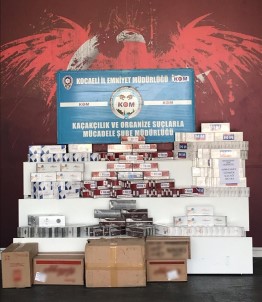 Kocaeli'de 61 Bin 500 Paket Kaçak Sigara Ele Geçirildi