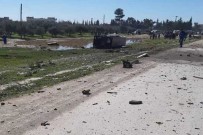 KONTROL NOKTASI - Münbiç'te Bomba Yüklü Araçla Saldırı Açıklaması 7 Yaralı