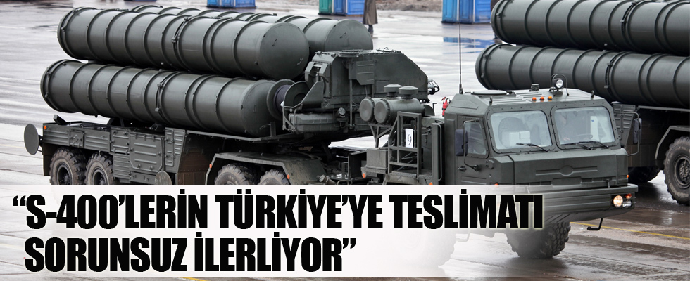 Rostech: S-400'lerin Türkiye'ye teslimatı sorunsuz ilerliyor