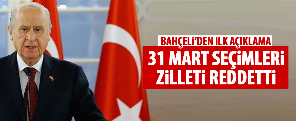 Devlet Bahçeli'den ilk açıklama