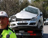 Manisa'da Trafik Kazası Açıklaması 2 Yaralı