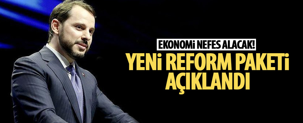 Bakan Albayrak reform paketini açıkladı