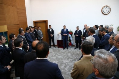 Ekrem Yüce, Büyükşehir Ve SASKİ Bürokratlarıyla Bir Araya Geldi