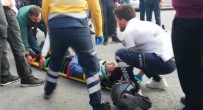 Erzincan'da Otomobilin Çarptığı Motosiklet Sürücüsü Yaralandı