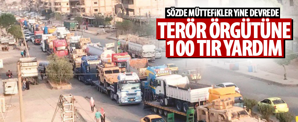 NATO teröristlere yardım gönderdi