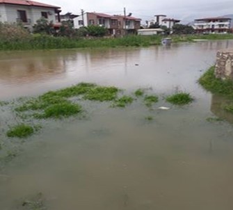 Ören'de Her Yer Göle Döndü