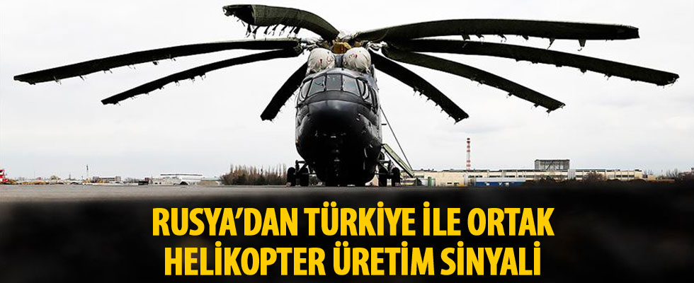 Rusya'dan Türkiye ile ortak helikopter üretim sinyali