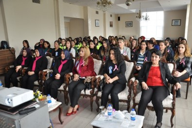 Afyonkarahisar'da Kadın Polisler Meme Kanseriyle İlgili Bilgilendirildi