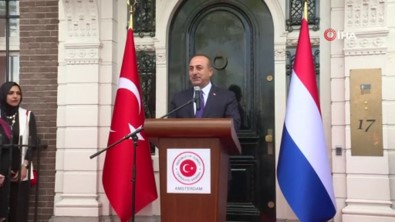 Bakan Çavuşoğlu, Amsterdam'da Başkonsolosluk Binası Açılışına Katıldı