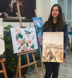 RESİM YARIŞMASI - Didimli Simge, Turizm Haftası Resim Yarışmasında İl Birincisi Oldu