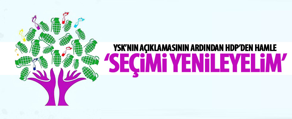 HDP'den yeniden seçim çağrısı