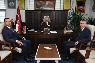 Kaymakam'dan Yeni Başkana Ziyaret