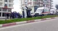 POLİS ARACI - Zırhlı Polis Aracı Devrildi