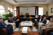 MUZAFFER YıLDıRıM - İlçe Belediye Başkanları Aşgın'ı Ziyaret Etti