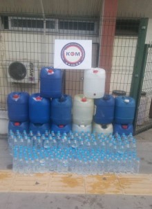 Mersin'de 604 Litre Sahte İçki Ele Geçirildi