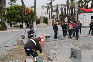 Bodrum'da Fen İşleri Ekipleri Çalışmalara Devam Ediyor