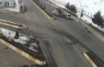 Ağrı'da Trafik Kazası Kameraya Yansıdı