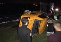 BEŞPıNAR - Otomobil Takla Attı Açıklaması 7 Yaralı