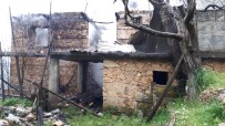KOZAĞACı - Alanya'da Ahşap Ev Yangında Kül Oldu