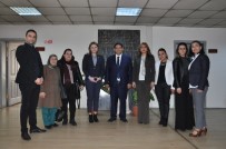 ÇALıKUŞU - Kadın Girişimcilerden, ETB Başkanı Hakan Oral'a Ziyaret