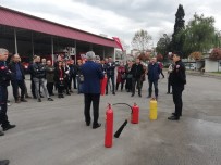 ZÜBEYDE HANıM - Öğretmenler Yangın Söndürmeyi Öğreniyor