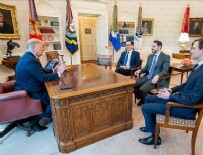 Bakan Albayrak Beyaz Saray'da ABD Başkanı Trump ile görüştü