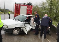 FADİME ŞAHİN - Hastane Yolunda Kaza Açıklaması 4 Yaralı