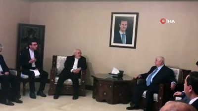 İran Dışişleri Bakanı Zarif, Suriye Dışişleri Bakanı Muallim İle Görüştü