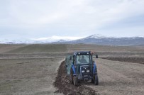 BAHAR YAĞMURLARI - Kars'ta Çiftçilerin Tarla Sürümü Başladı